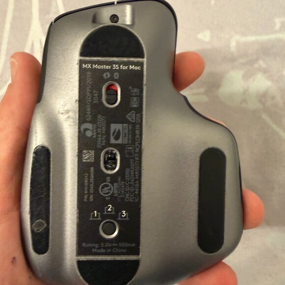 Logitech MX Master 3S for Mac Wireless Performance Mouse – Black - Picture 4 of 8